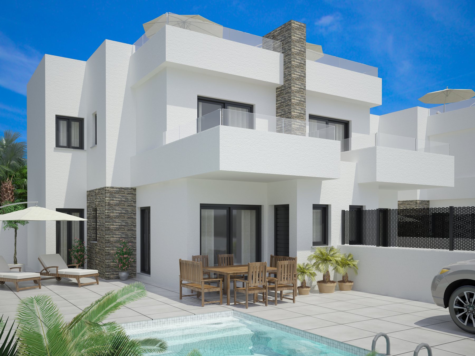 Casas Blancas de Vistabella villas with private pools