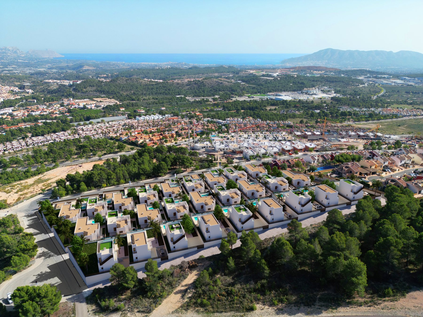 Don Benito Top of Polop villas